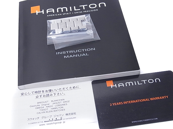 実際に弊社で買取させて頂いたHAMILTON/ハミルトン ジャズマスター 自動巻き シルバー/H325050の画像 6枚目