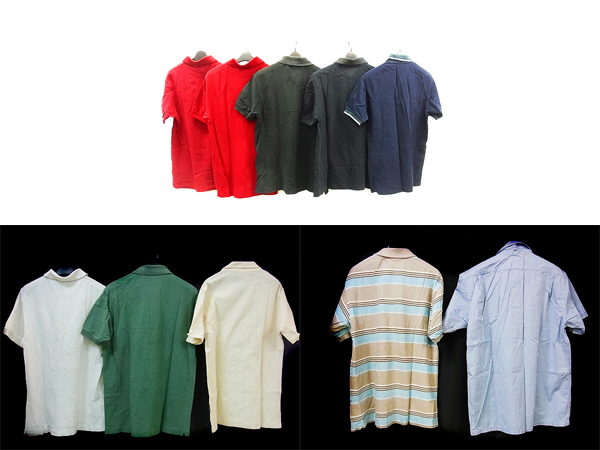 実際に弊社で買取させて頂いたLACOSTE/ラコステ ポロシャツ/半袖シャツ等 10点セットの画像 1枚目