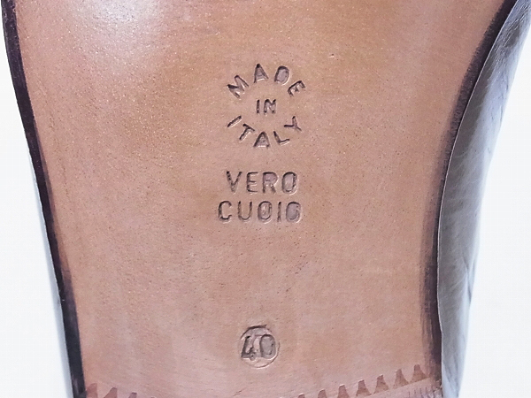 実際に弊社で買取させて頂いたBARNEYS NEW YORK/バーニーズニューヨーク スリッポン/40の画像 5枚目