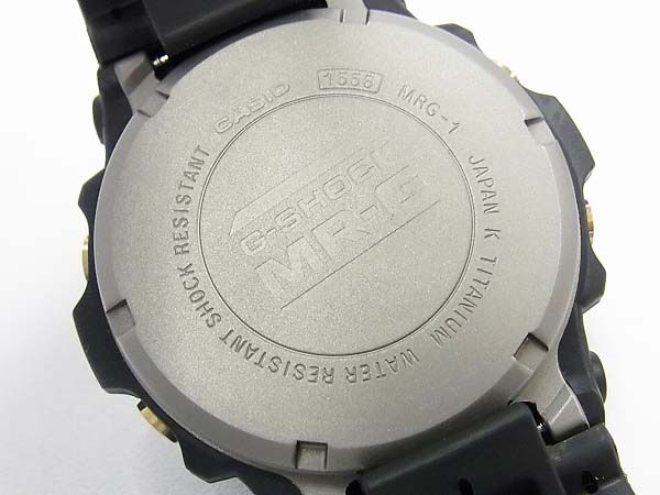 実際に弊社で買取させて頂いたG-SHOCK/Gショック 初代MR-G ゴールド液晶モデル MRG-1G-1の画像 5枚目