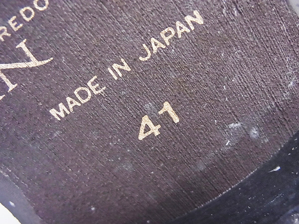 実際に弊社で買取させて頂いたアルフレッドバニスター バックジップ レースアップブーツ/41の画像 5枚目