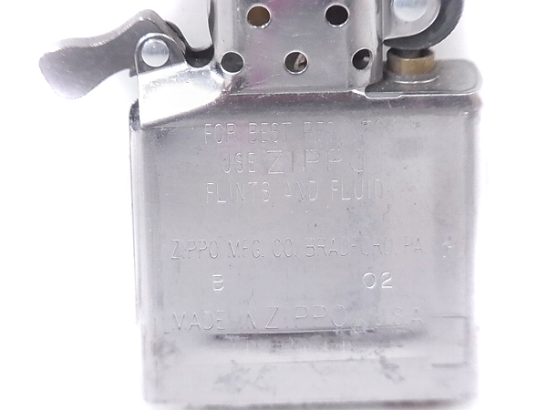 実際に弊社で買取させて頂いたZIPPO/ジッポー レギュラー Denime 卓上型 サテン加工 2001年製の画像 5枚目