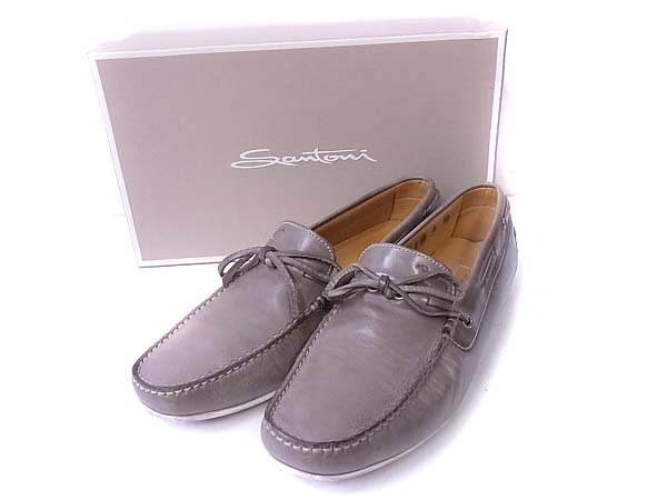 実際に弊社で買取させて頂いたSANTONI/サントーニ ドライビングローファー 11322/7.5の画像 9枚目