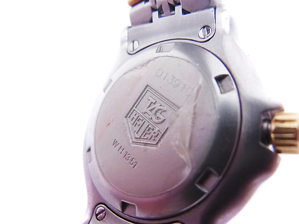 実際に弊社で買取させて頂いたTAGHEUER/タグホイヤー 6000シリーズ レディース WH1351の画像 5枚目
