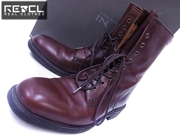実際に弊社で買取させて頂いたアルフレッドバニスター バックジップ レースアップブーツ/41