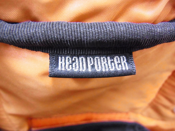 実際に弊社で買取させて頂いたHEAD PORTER/ヘッドポーター タンカー ボストンバッグ ブラックの画像 7枚目