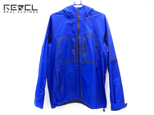 実際に弊社で買取させて頂いたバックチャンネル フード付ナイロン/マウンテンパーカー 青/XL