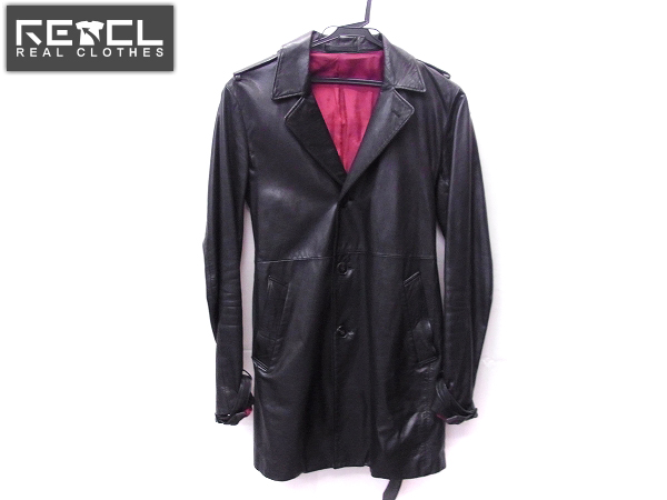 実際に弊社で買取させて頂いたLAD MUSICIAN/ラッドミュージシャン 馬革チェスターコート 46