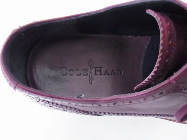 実際に弊社で買取させて頂いたCOLE HAAN/コールハーン ウィングチップシューズ C11501/10Mの画像 5枚目