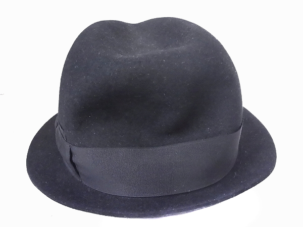 実際に弊社で買取させて頂いたボルサリーノ×ジュンヤワタナベ 迷彩 メルトンハット 7-1/2の画像 2枚目