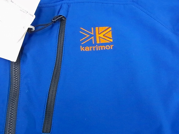 実際に弊社で買取させて頂いたkarrimor/カリマー ヴェイパージャケット ジップアップ 青 L の画像 3枚目