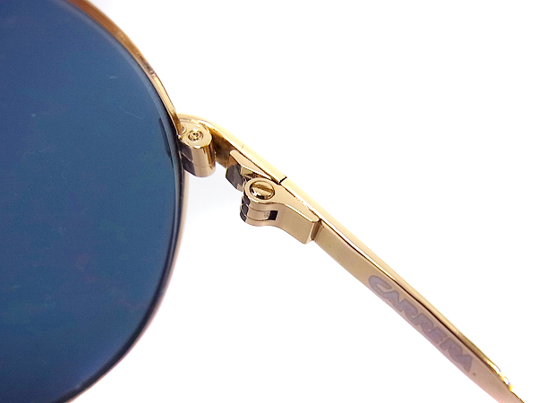 実際に弊社で買取させて頂いたCARRERA/カレラ サングラス ティアドロップ型 ゴールドフレームの画像 4枚目