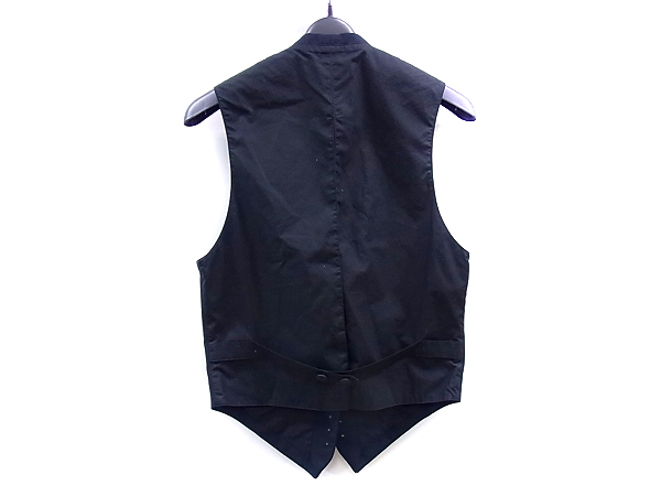 実際に弊社で買取させて頂いたKRISVANASSCHE/クリスヴァンアッシュ ジレ/ベスト 黒/44の画像 1枚目