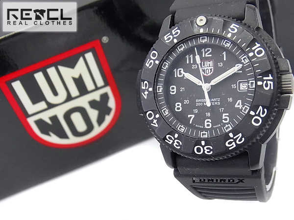 実際に弊社で買取させて頂いたルミノックス ネイビーシールズ ダイブウォッチ/黒/Series 3000