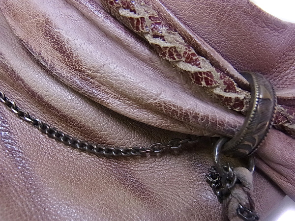 実際に弊社で買取させて頂いたアルフレッドバニスター サンダルミュール ベージュブラウン/41の画像 7枚目