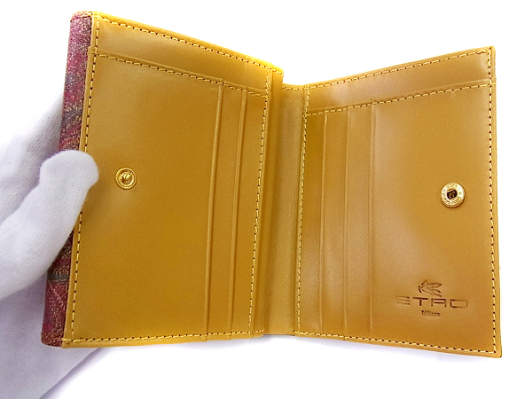 実際に弊社で買取させて頂いたETRO/エトロ 二つ折り財布/コインケース ズリー柄 2点セットの画像 4枚目