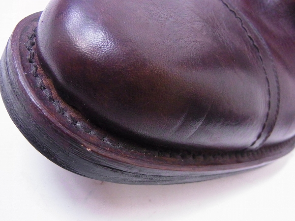 実際に弊社で買取させて頂いたalfredo BANNISTER/アルフレッドバニスター スタッズブーツ 茶の画像 5枚目