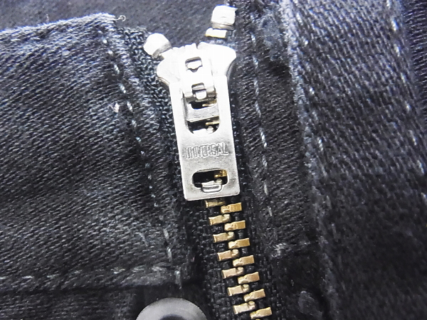 実際に弊社で買取させて頂いたLGB/ルグランブルー ブラックデニム ジップ/レースアップ 31の画像 6枚目