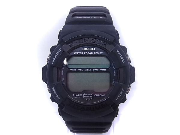 実際に弊社で買取させて頂いたG-SHOCK/Gショック MR-G ブラックチタン クォーツ/MRG-1Z-1Tの画像 1枚目