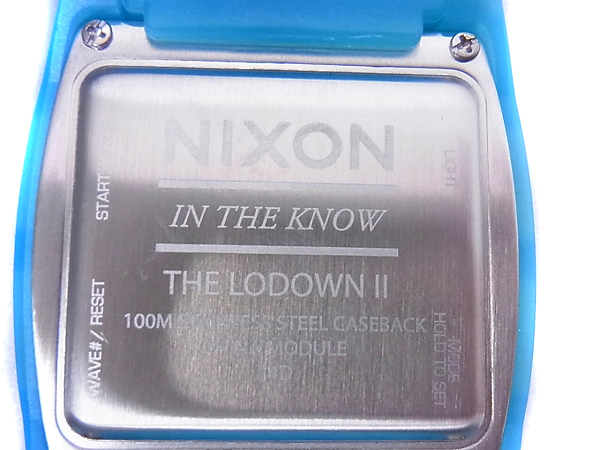 実際に弊社で買取させて頂いたNIXON/ニクソン LODOWN II ローダウン2 腕時計/NA2891781-00の画像 4枚目