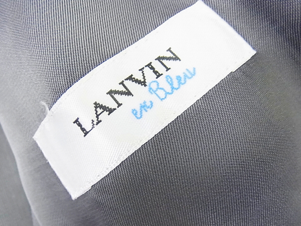 実際に弊社で買取させて頂いたLANVIN/ランバン ダブルZIPウール混キルティングジャケットの画像 4枚目