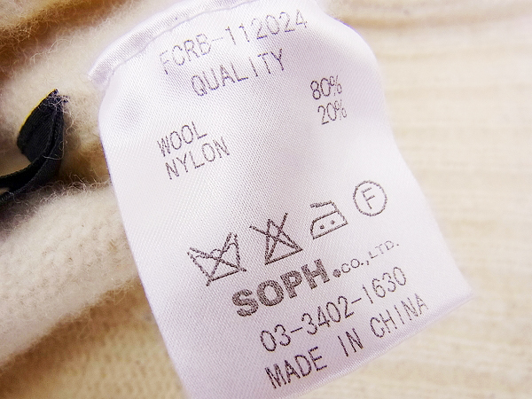 実際に弊社で買取させて頂いたFCRB/エフシーアールビー ソフ ウール混 セーター/ニット 白/Mの画像 3枚目