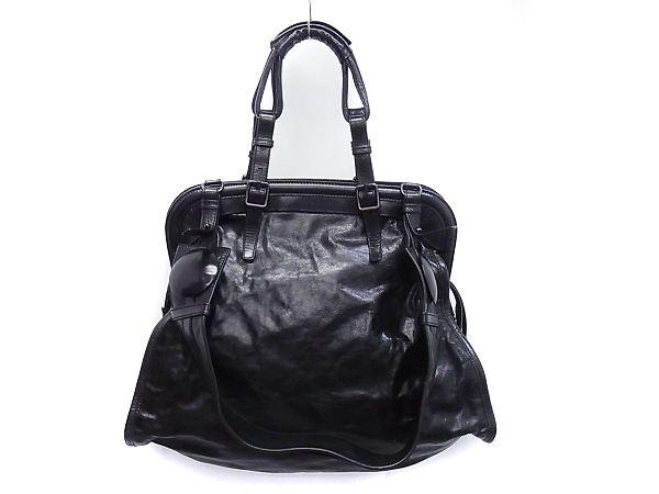 実際に弊社で買取させて頂いたGIVENCHY/ジバンシイ 2WAYレザーボストン/ショルダーバッグ 黒の画像 1枚目