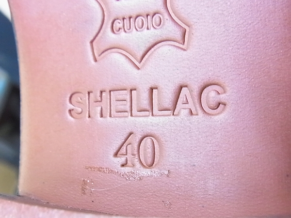 実際に弊社で買取させて頂いたSHELLAC/シェラック プレーントゥショートブーツ ブラック/40の画像 5枚目