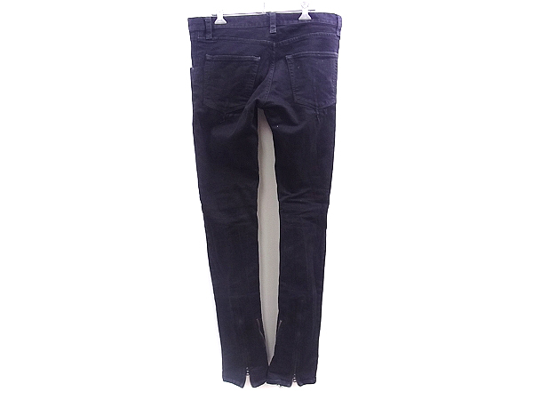 実際に弊社で買取させて頂いたLGB/ルグランブルー ブラックデニム ジップ/レースアップ 31の画像 1枚目