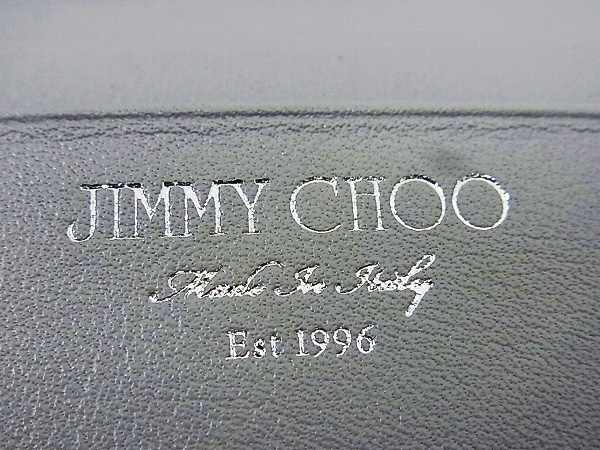 実際に弊社で買取させて頂いたJIMMY CHOO/ジミーチュウ 名刺入れ カードケーススタースタッズの画像 5枚目