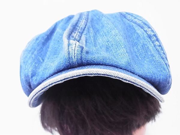 実際に弊社で買取させて頂いたDUBBLEWORKS/ダブルワークス デニム キャスケット キャップ/Mの画像 1枚目