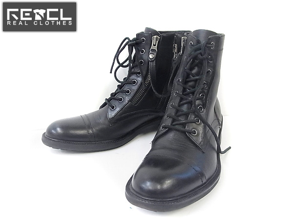 実際に弊社で買取させて頂いたアルフレッドバニスター サイドWジップ編み上げブーツ 39