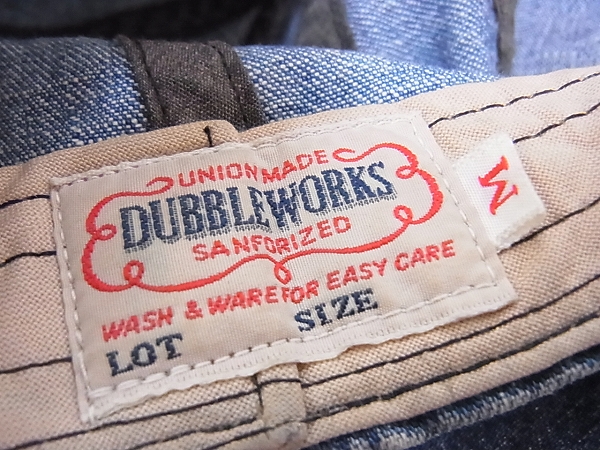 実際に弊社で買取させて頂いたDUBBLEWORKS/ダブルワークス デニム キャスケット キャップ/Mの画像 4枚目