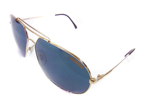 実際に弊社で買取させて頂いたCARRERA/カレラ サングラス ティアドロップ型 ゴールドフレームの画像 1枚目