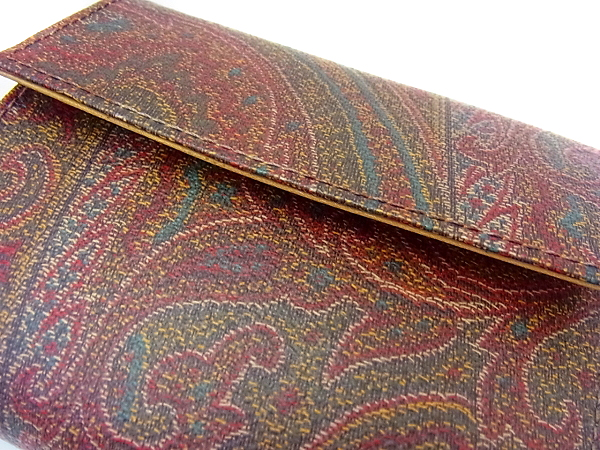 実際に弊社で買取させて頂いたETRO/エトロ 二つ折り財布/コインケース ズリー柄 2点セットの画像 6枚目