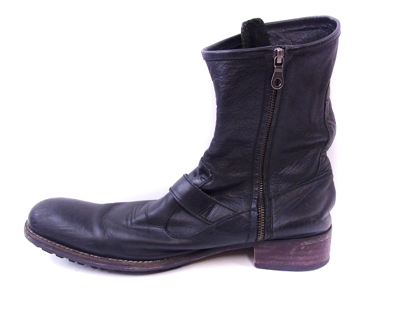 実際に弊社で買取させて頂いたアルフレッドバニスター サイドジップブーツ ブラック/43の画像 1枚目