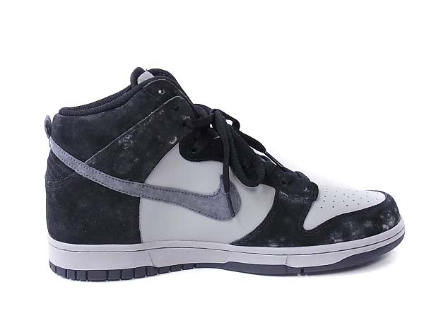 NIKE/ナイキ DUNK HIGH/ダンクハイ 黒×灰/317982-036/28.0の買取