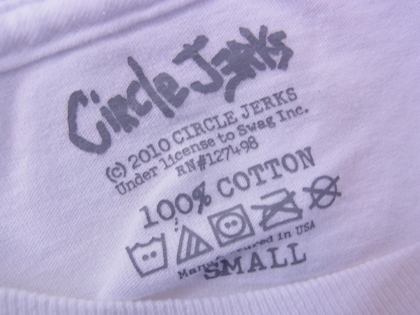 実際に弊社で買取させて頂いたサークルジャークス/バッド・ブレインズ他 バンドTシャツ 計3点の画像 3枚目