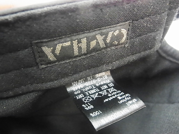 実際に弊社で買取させて頂いたCA4LA/カシラ 帽子/ワークキャップ ナイロン 無地 黒/BLKの画像 5枚目