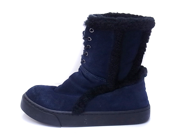 実際に弊社で買取させて頂いたダイエットブッチャースリムスキン レザームートンブーツ US8の画像 2枚目