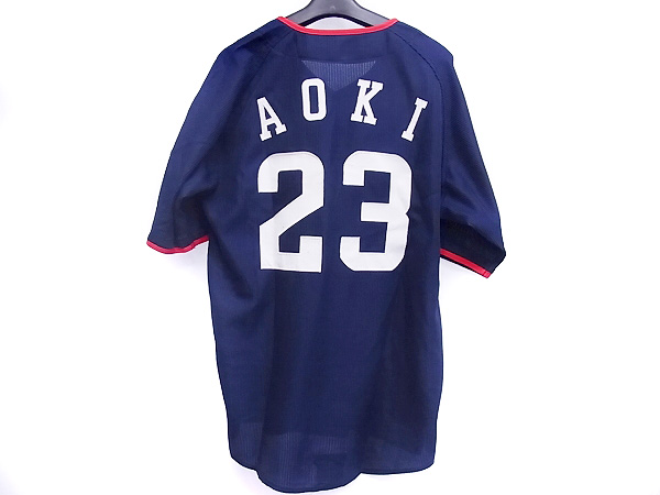 DESCENTE - 【レア】ヤクルト　スワローズ　青木　ビームス　コラボ　ホームユニフォーム　フリー DESCENTE - 【レア】ヤクルト スワローズ 青木 ビームス コラボ