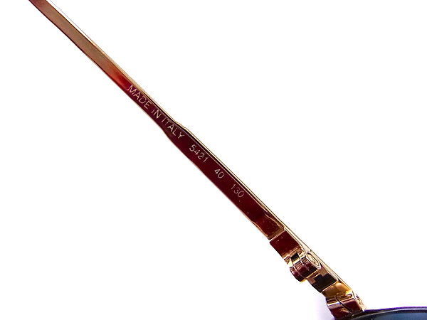 実際に弊社で買取させて頂いたCARRERA/カレラ サングラス ティアドロップ型 ゴールドフレームの画像 6枚目