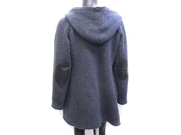 実際に弊社で買取させて頂いたバックボーン ロングJK WOOL SLIVER KNIT HOODED COAT 15FW/XLの画像 1枚目