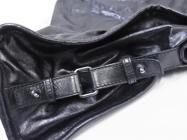 実際に弊社で買取させて頂いたGIVENCHY/ジバンシイ 2WAYレザーボストン/ショルダーバッグ 黒の画像 7枚目
