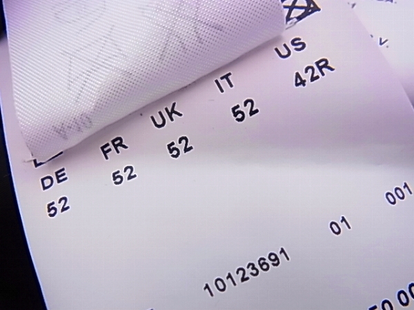 実際に弊社で買取させて頂いたHUGO BOSS/ヒューゴボス ジップアップジャケット/ブルゾン UK52の画像 4枚目