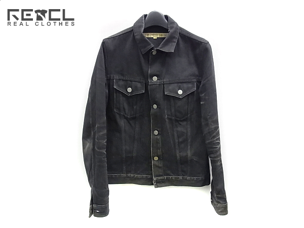 実際に弊社で買取させて頂いたジョン ローレンス サリバン デニムジャケット ブラック/38