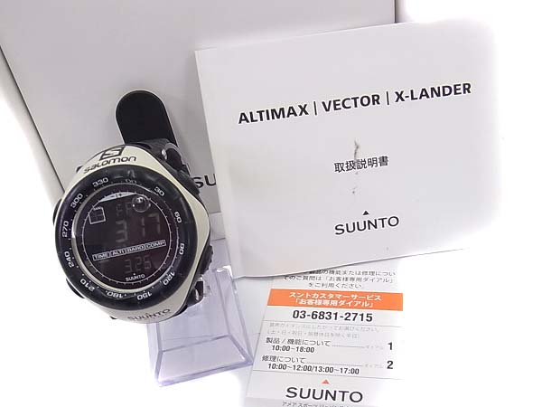 実際に弊社で買取させて頂いたSUUNTO/スント Vector/ヴェクター Khaki 腕時計/SS010600210の画像 7枚目