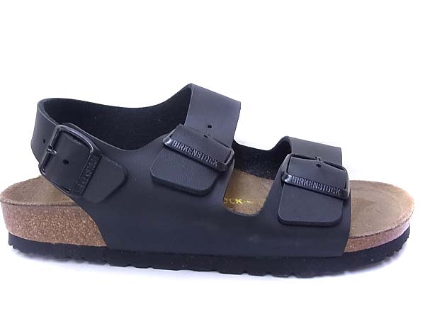 実際に弊社で買取させて頂いた[未使用]BIRKENSTOCK/ビルケンシュトック サンダル 黒 24.5の画像 4枚目