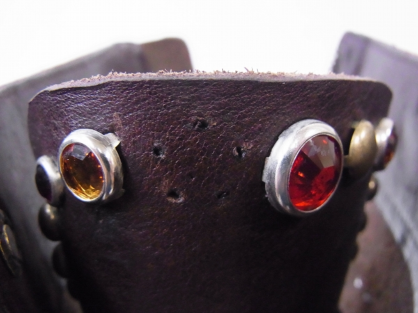 実際に弊社で買取させて頂いたalfredo BANNISTER/アルフレッドバニスター スタッズブーツ 茶の画像 6枚目