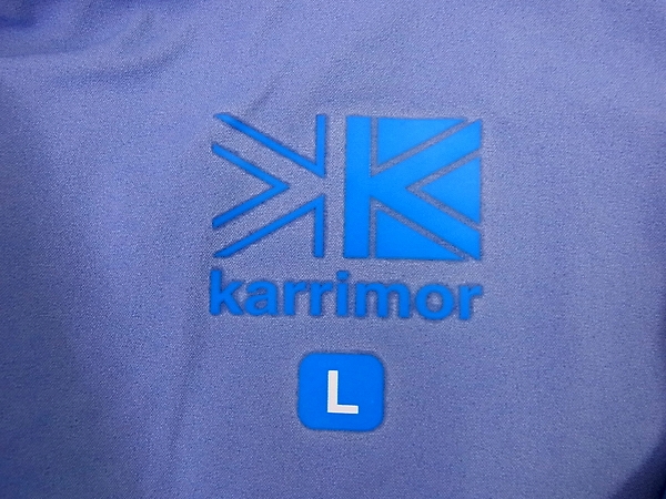 実際に弊社で買取させて頂いたkarrimor/カリマー ヴェイパージャケット ジップアップ 青 L の画像 2枚目